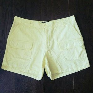 Sabree Yellow Cargo Shorts 10 Women's Chinos